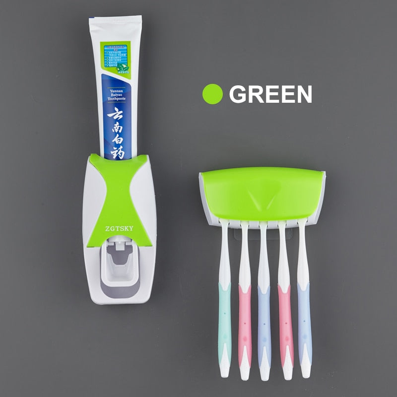 Toothbrush Automatic Dispenser Set